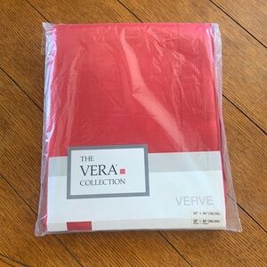 The Vera Collection 60 x 84 Oblong Red Tablecloth NWOT